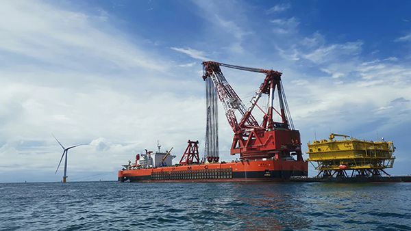 Морская ветряная электростанция в Чжухае