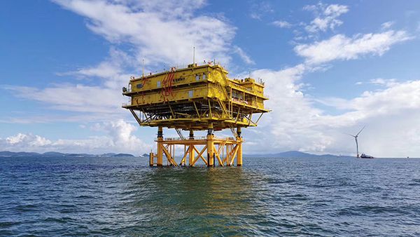 Дизельный генератор для морской ветряной электростанции в Чжухае